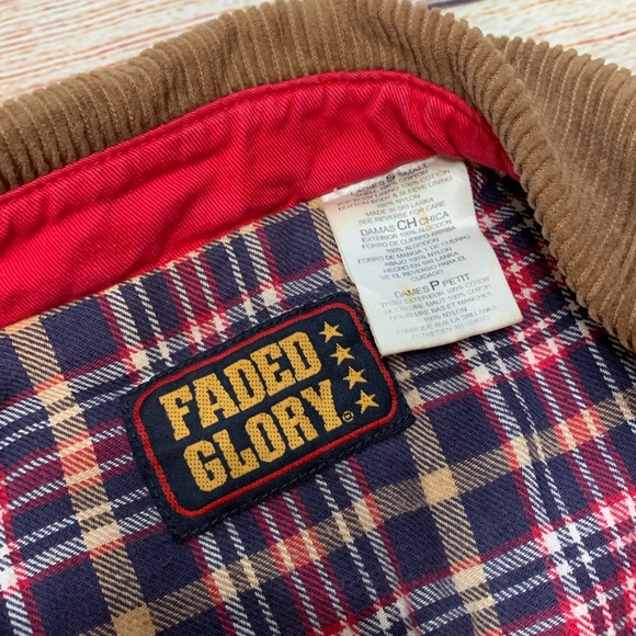 Vintage Faded Glory rugby Lumber Jill coat Small - Picture 3 of 4